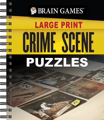 Image for Brain Games Large Print - Crime Scene Puzzles Brain Games Large Print - Crime Scene Puzzles