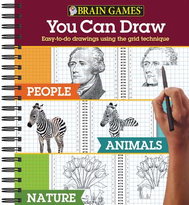 Brain Games - You Can Draw - 3 books in 1: People, Animals, Nature