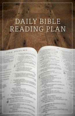 Image for Daily Bible Reading Plan (Pack of 25)