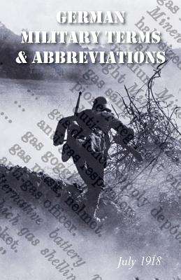 Image for VOCABULARY OF GERMAN MILITARY TERMS AND ABBREVIATIONS