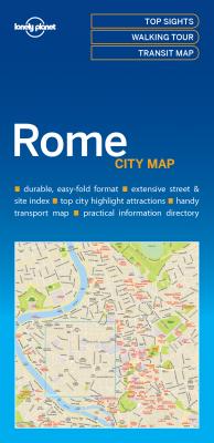 Lonely Planet Rome City Map 1