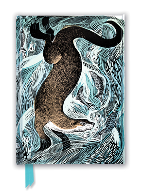 Image for Angela Harding: Fishing Otter (Foiled Journal) (Flame Tree Notebooks)
