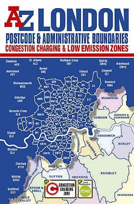 London Postcode and Administrative Boundaries Map
