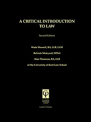 A Critical Introduction To Law