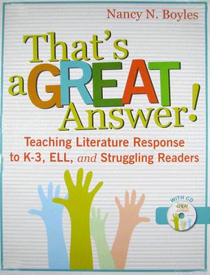 That's a GREAT Answer!