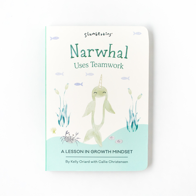 Slumberkins Narwhal, Uses Teamwork: A Lesson In Growth Mindset Promotes Growth Mindset, Problem Solving & Teamwork Social Emotional Tools for Ages 0+
