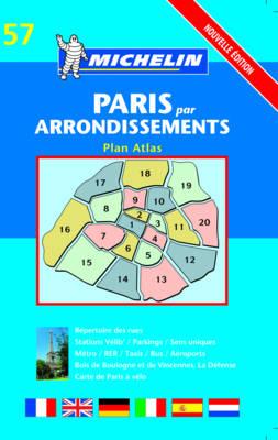 Michelin Paris Par Arrondissements Plan Atlas Nouvelle Edition