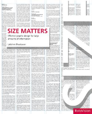 Size Matters: Successful Graphic Design for Large Amounts of Information
