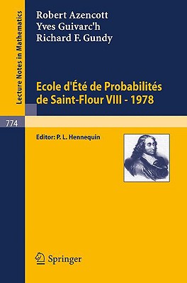 Ecole d'Ete de Probabilites De Saint-Flour VIII-1978