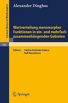 Wertverteilung meromorpher Funktionen in ein- und mehrfach zusammenhangenden Gebieten