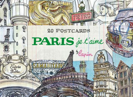 Image for Paris, je t'aime: 20 Postcards Book