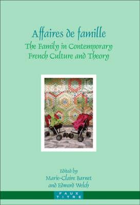 Affaires de famille: The Family in Contemporary French Culture and Theory (Faux Titre, 292)