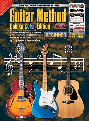 Image for Progressive Guitar Method Deluxe Colour Edition Book 1 Beginner (includes 2 DVDs, CD, DVD-ROM) Teach Yourself How to Play Guitar